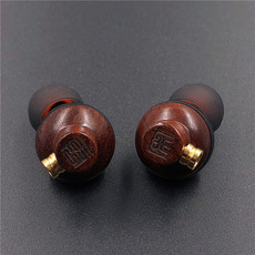 Проводные HiFi наушники 复古实木入耳式mmcx拔插线定制发烧级hifi立体声人声重低音耳机