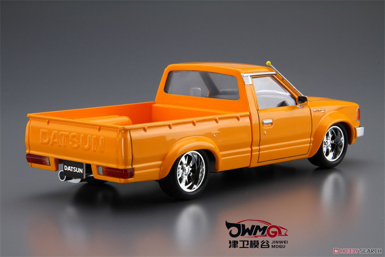 津卫模谷 青岛社05840 1/24 720 Datsun Truck Custom `拼装汽车 - 图2