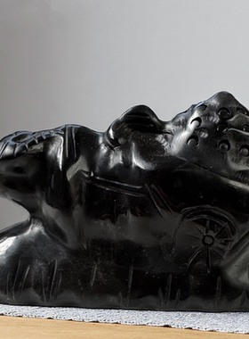 中式石材牛摆件招财开业送礼