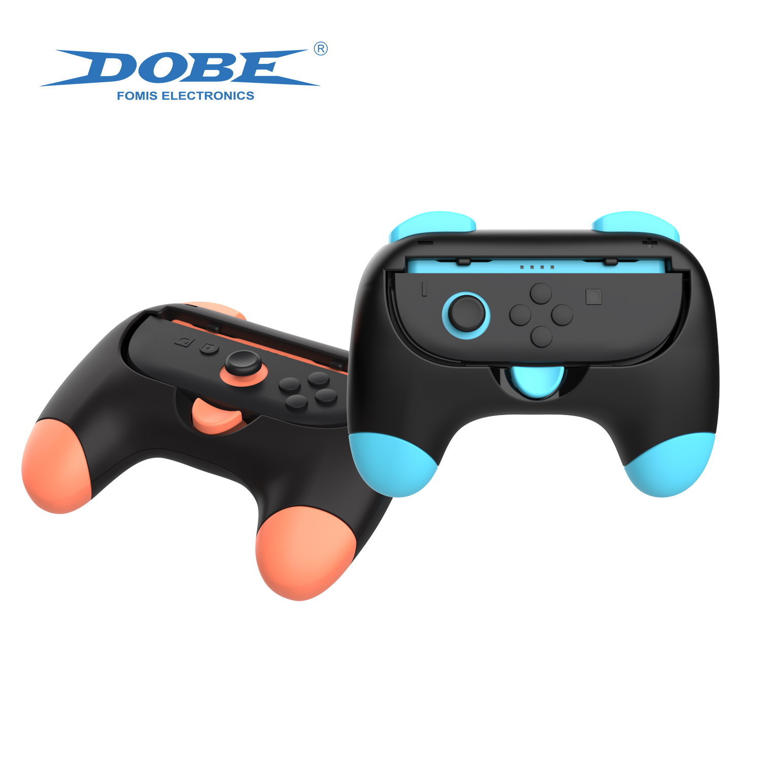 DOBE正品switch2卡通小手柄赛车方向盘NS2代joycon方向盘握把配件 - 图1