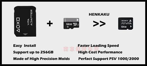 包邮PSV10002000TF卡套PSV记忆棒内存卡转换套TF转换器卡套卡托