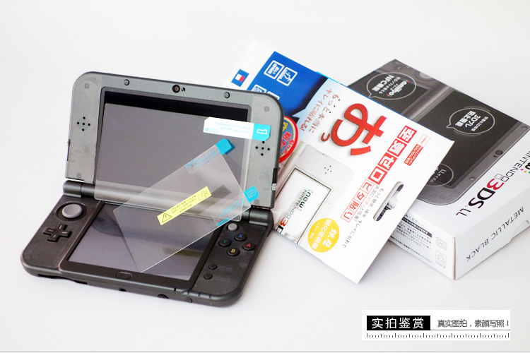 包邮 NEW3DSLL钢化玻璃膜 新3DSLL钢化膜 全身高清贴膜按键外侧膜 - 图2