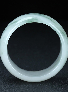 高端天山翠手镯冰飘花加宽女轮胎款金丝玉镯子高品质玉佘太翠手镯