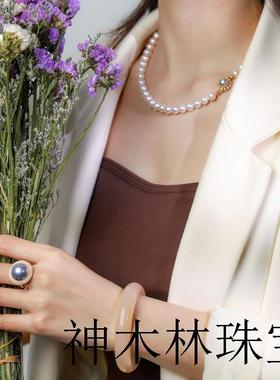 高端新疆和田玉色手镯新疆青海料藕粉手镯胖圆条轮胎镯子高端玉镯