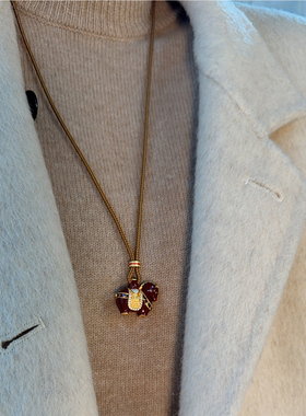 新中式马年马上有钱本命年项链