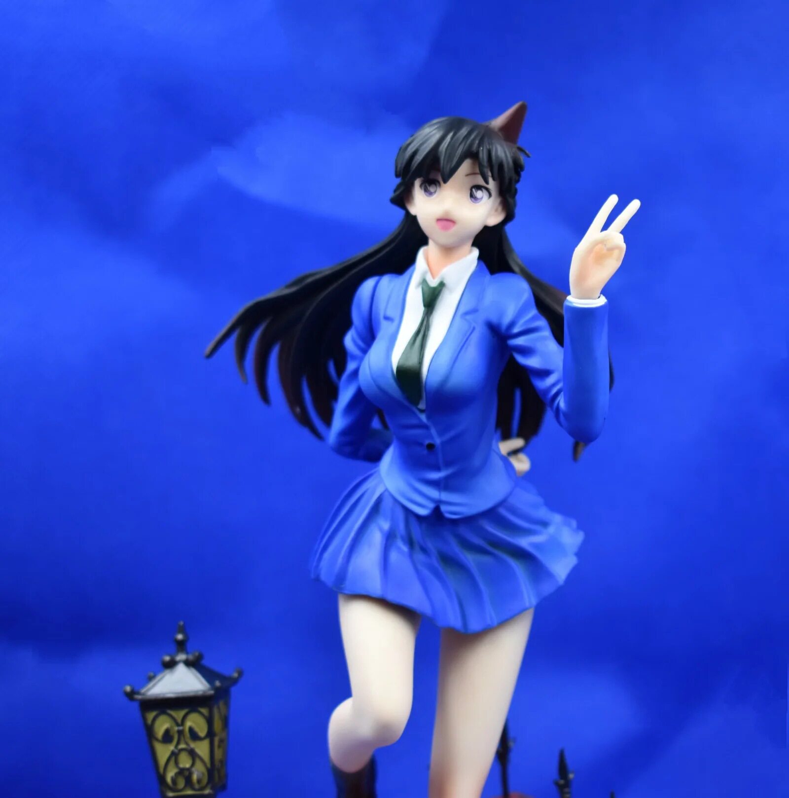 柯南 gk 工藤新一 毛利兰 小兰 场景 雕像 模型 摆件 盒装手办