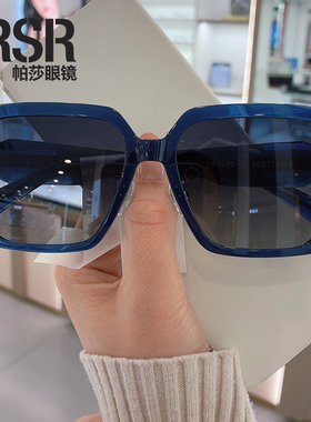 帕莎2026新品墨镜女方形大框时尚御姐宽边太阳镜可配近视PS1070