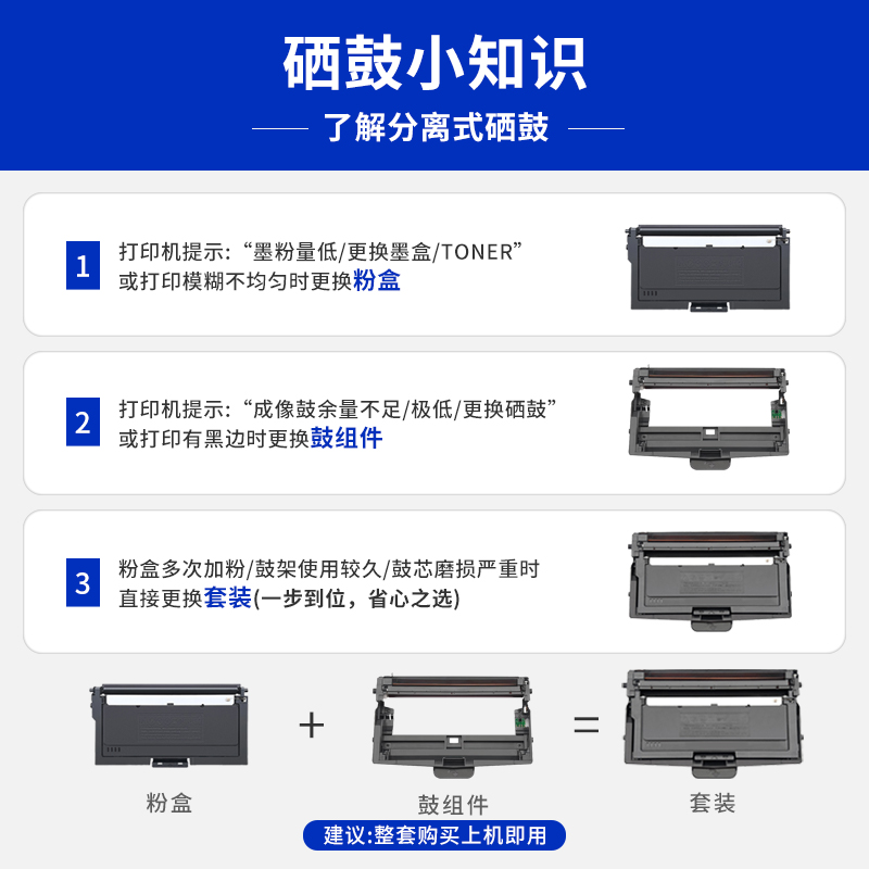 适用宜联TN323粉盒AP3093 VLS1601 1602 VLM2601墨粉盒DR323U硒鼓 - 图0