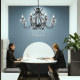 Lighting Crystal European Style Iron Art Candle Living Room Lamp