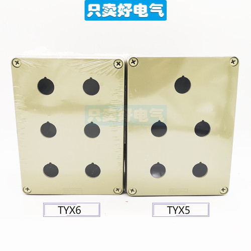 TAYEE上海天逸电器开关盒TYX1/2/3/4防水ABS按钮盒接线盒B03603 - 图1