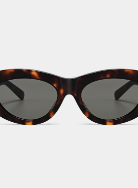 25新款时尚个性高级感板材猫眼墨镜LV1983椭圆形防紫外线太阳镜女