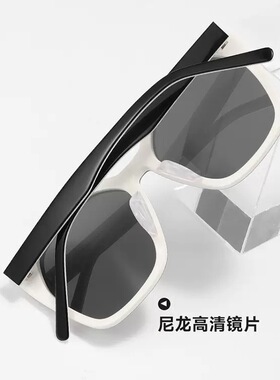曼Ms大脸显瘦板材墨镜女新款高级感防紫外线太阳镜男