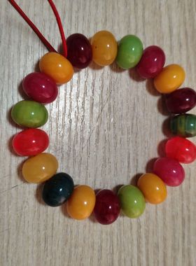 中东蜜蜡算盘珠多宝手串时尚饰品个性配件