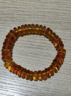天然波罗的海金珀算盘珠手串