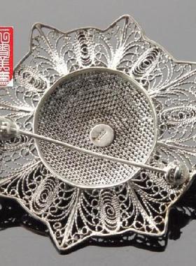 镶嵌珍珠胸针时尚风精工吊坠特价