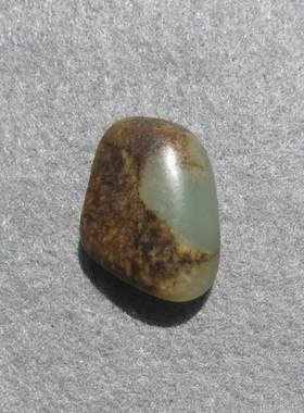 新疆和田玉籽料原石吊坠挂件真皮