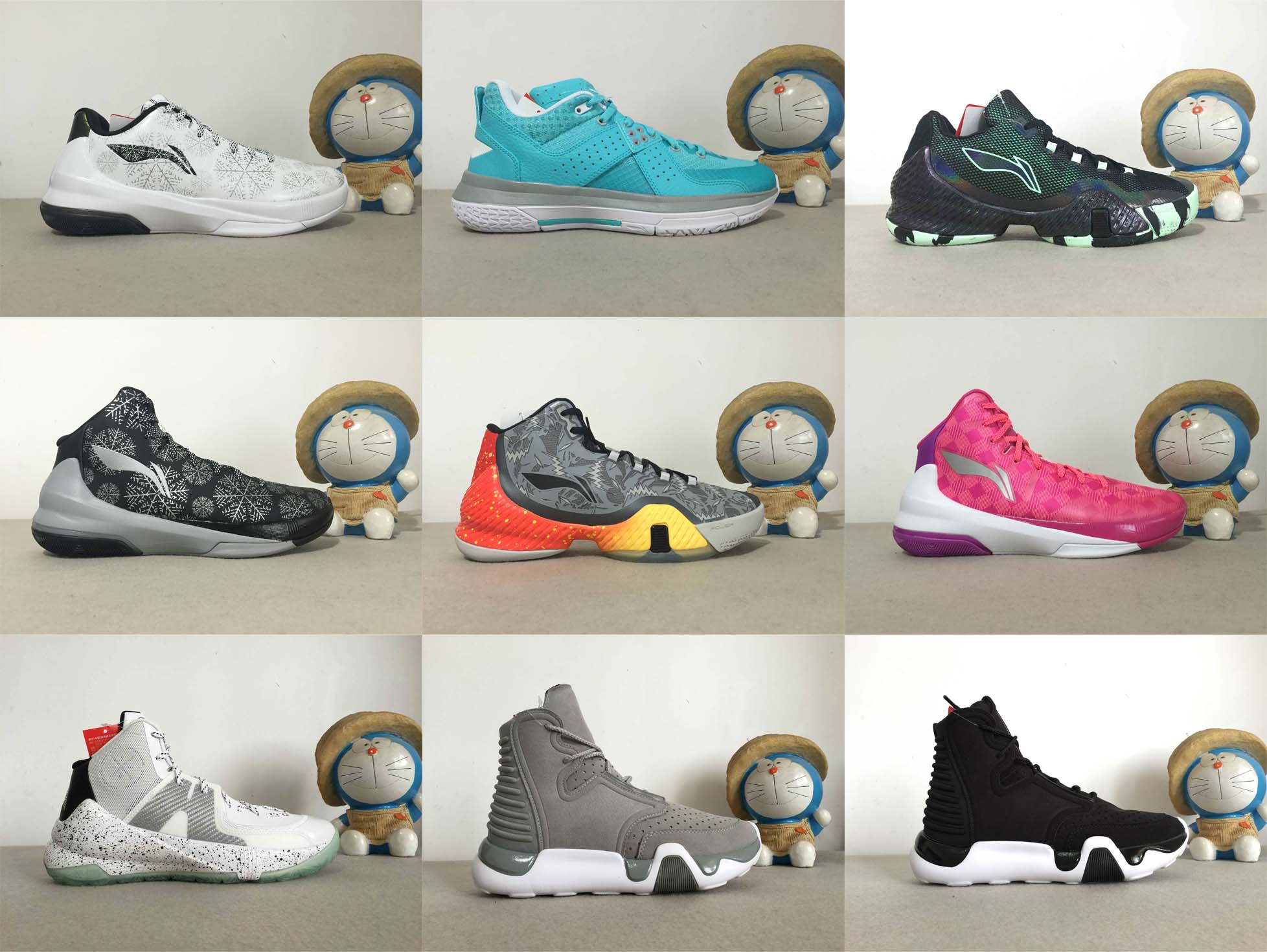 正品ABAL053/ABAL039李寧全城5/空襲3/隊尚3.5/閃擊3黑天鵝籃球鞋