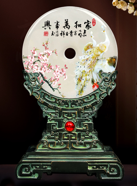 玉通天下玉石祝福中式客厅