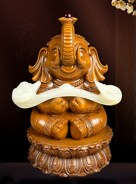 玉通天下树脂祝福新中式客厅