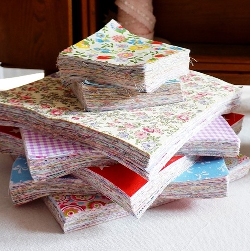 纯棉百家被拼布手工课diy布料斜纹田园碎花布头娃娃衣服面料100款 - 图1