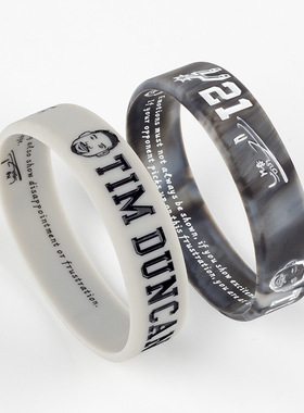 包邮运动手环篮球21号邓肯头像