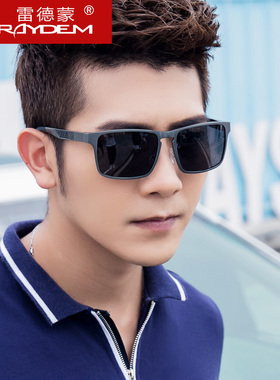 航空铝镁开车驾驶偏光墨镜男防晒