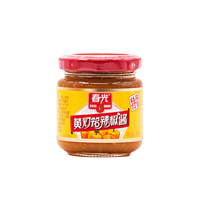 春光食品海南特产黄灯笼辣椒酱100g*1剁椒酱蒜蓉鲜香辣味椒酱下饭 - 图3