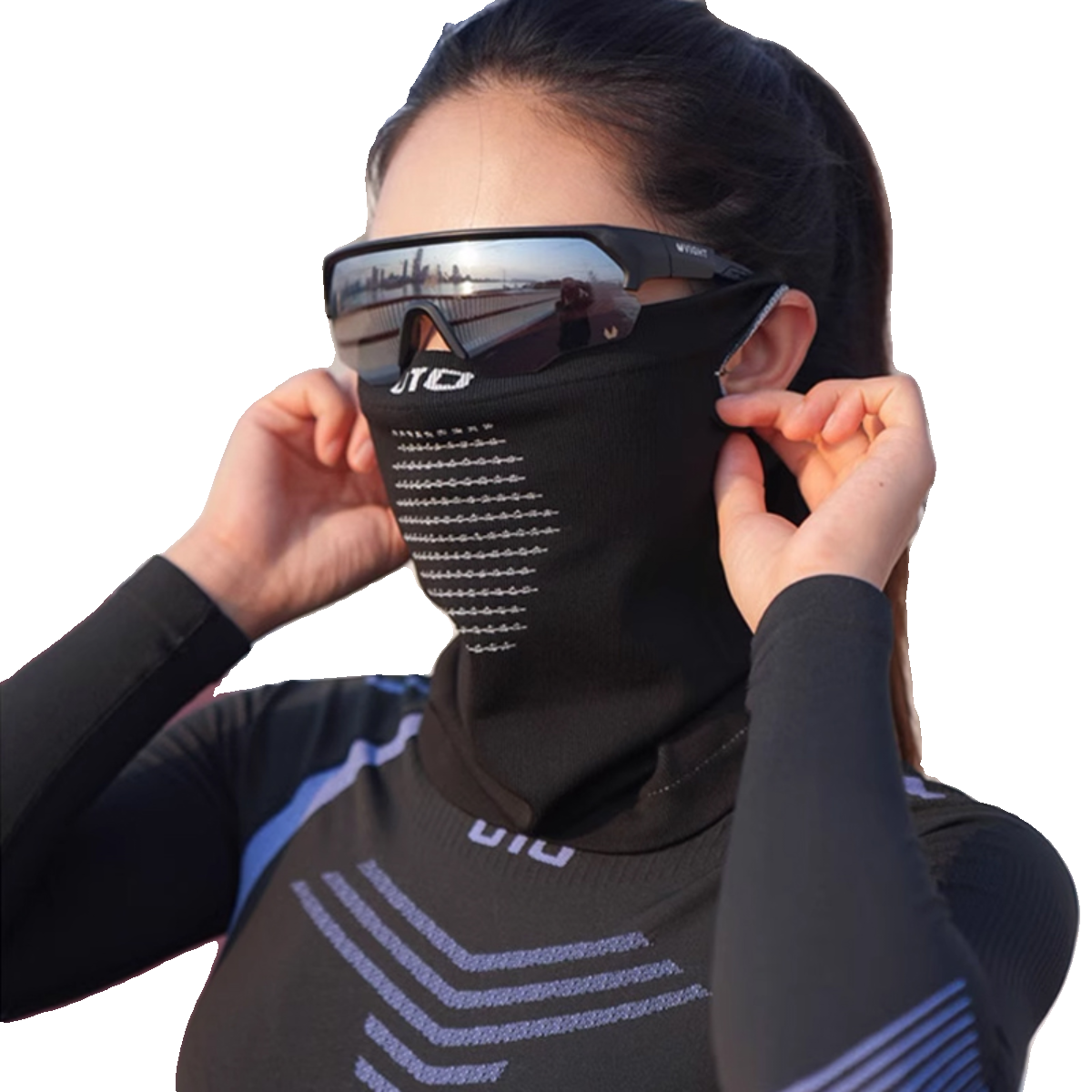 UTO滑雪头套骑行围脖保暖面罩防风两用挂耳户外速干运动防寒护脸,淘宝优惠券,粉丝福利购,淘宝优惠卷