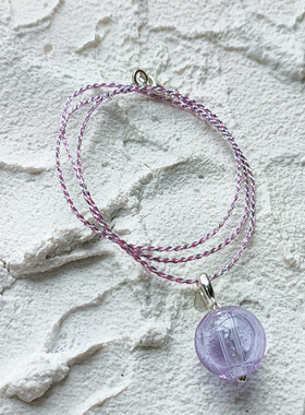 手编绳精油玻璃珠扩香项链包邮