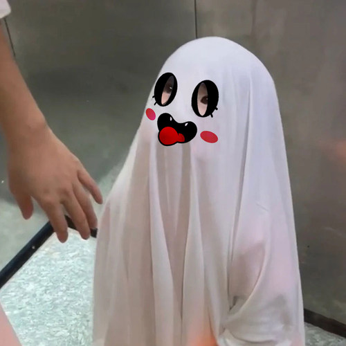 万圣节儿童服装cosplay服男童装扮幽灵衣服女孩服饰斗篷披风僵尸 - 图1