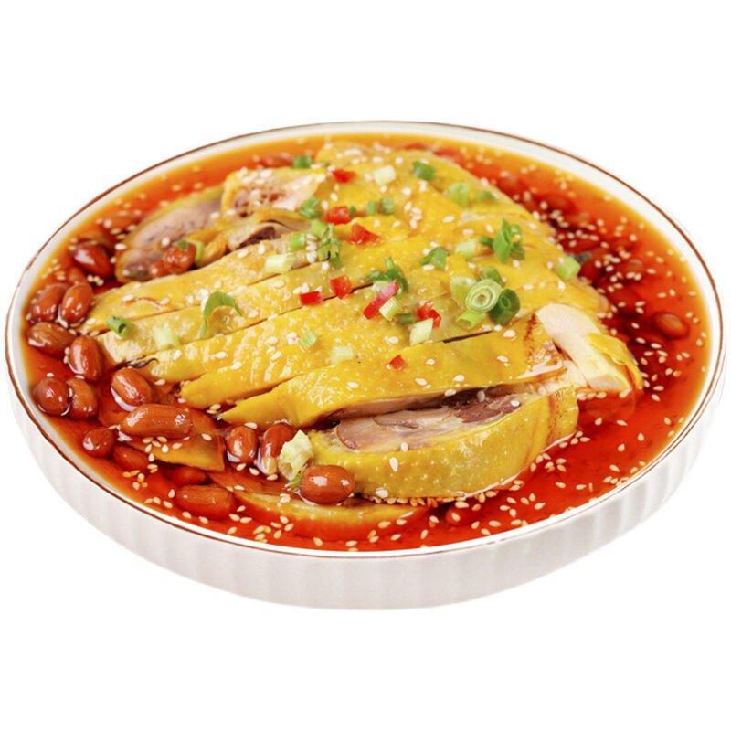 彭记坊口水鸡麻辣红油棒棒鸡酒店饭店半成品即食凉菜冷盘菜商用 - 图3