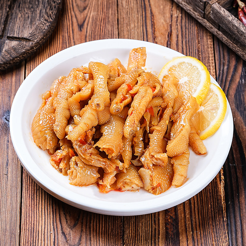益旺无骨鸡爪柠檬酸辣泡椒凤爪即食零食小吃网红美食脱去骨熟食,淘宝优惠券,粉丝福利购,淘宝优惠卷