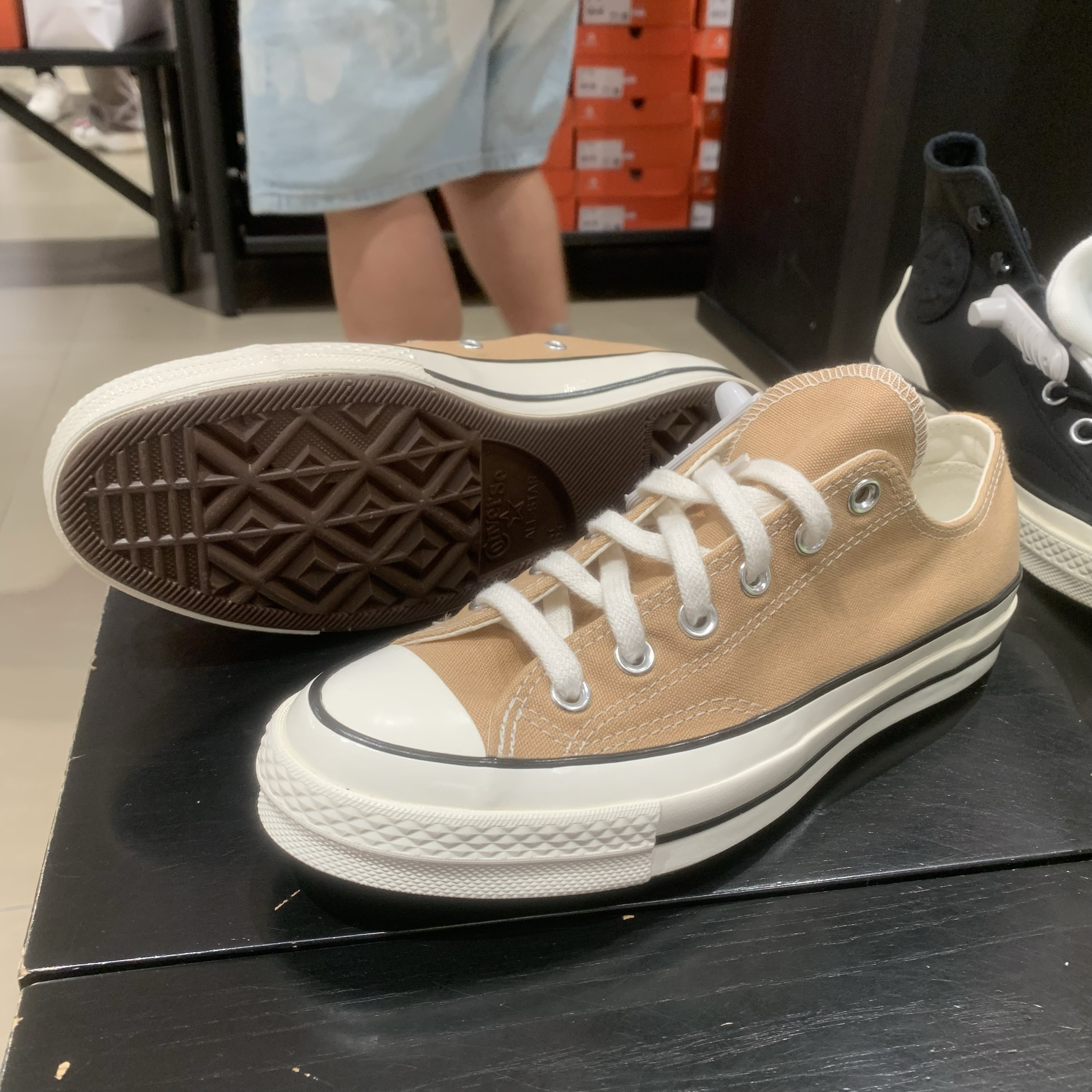 Converse 匡威正品1970s 沙色 低帮男女情侣帆布鞋A10275