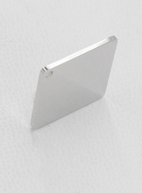 diy镜面正方形耳环饰品配件吊坠