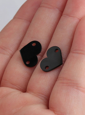 diy小桃心饰品配件吊坠送女友