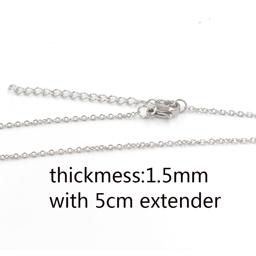 RUMNVNTY不锈钢链条项链 Cable Chains necklace 45cm ins简约-图3