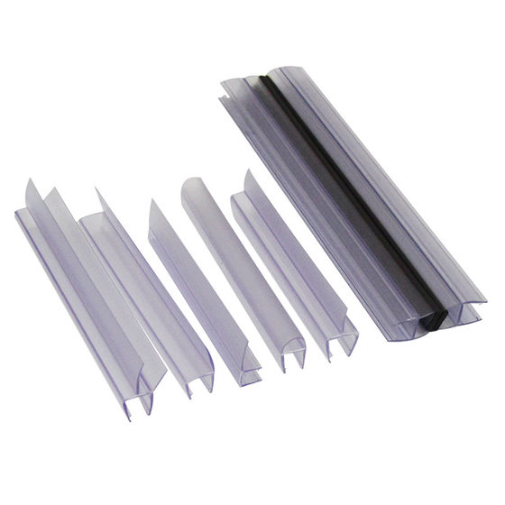 Thickened shower room glass door seal strip to prevent wind and water