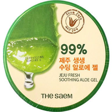 韩国正品the SAEM/得鲜济州岛99%芦荟胶补水保湿舒缓祛痘淡印面霜 - 图3