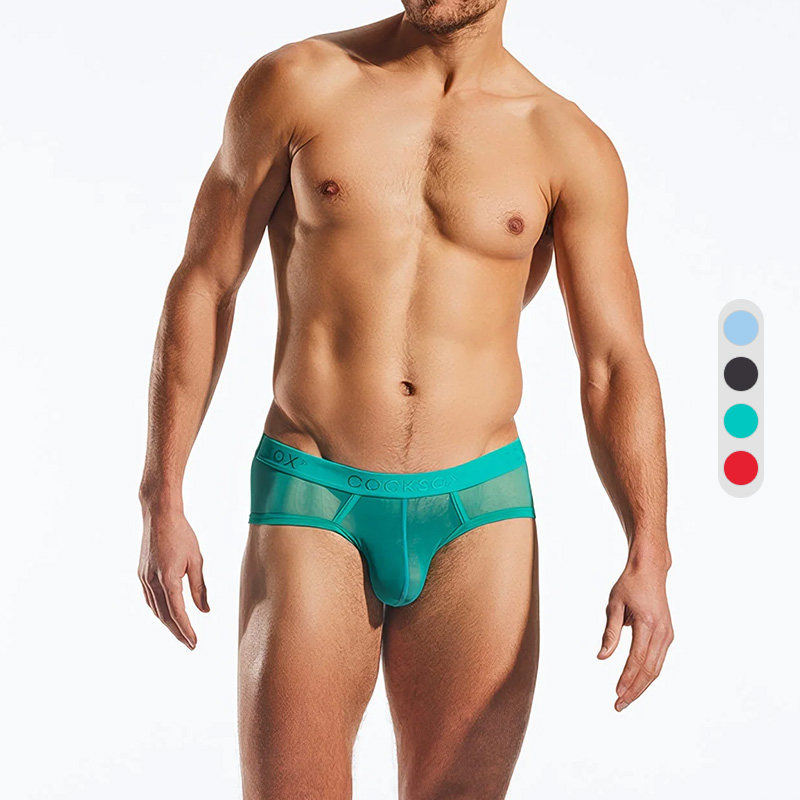 COCKSOX 性感细纱网透视男士三角内裤高弹透气U凸立体大囊袋 CX76,淘宝优惠券,粉丝福利购,淘宝优惠卷