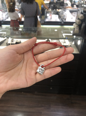 欧洲小众个性纯手工女本命年红绳
