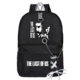 The Last of US straps and schoolbags for street men and women black new printed fashion chain double