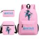 Avatar 2 film and television peripheral school bag backpack plaid canvas bag travel leisure bag male and female student school bag