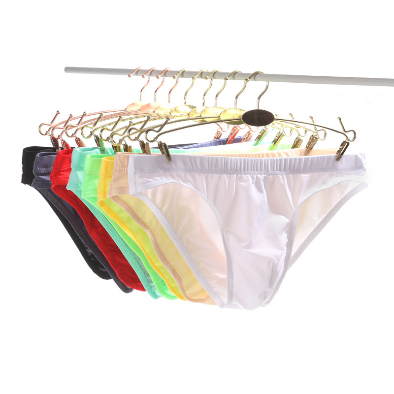 君也男士冰丝透明内裤低腰性感三角裤透气夏季U凸潮男青年短裤头,淘宝优惠券,粉丝福利购,淘宝优惠卷