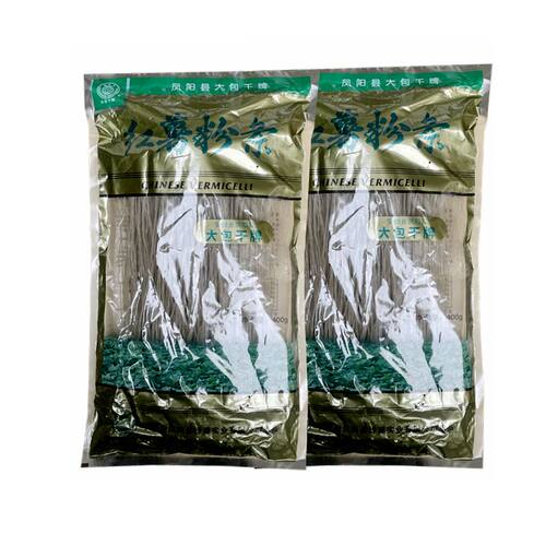 安徽凤阳红薯粉丝 大包干贡品白薯粉丝400G酸辣粉火锅粉丝6包包邮 - 图0