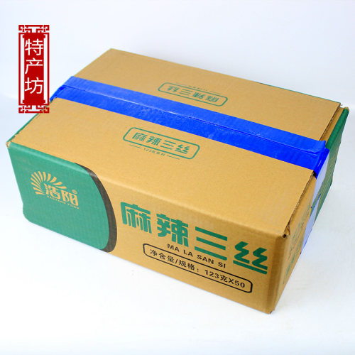 涪陵浩阳下饭菜123g袋整箱50袋重庆红油榨菜丝榨菜特产咸菜丝 - 图2
