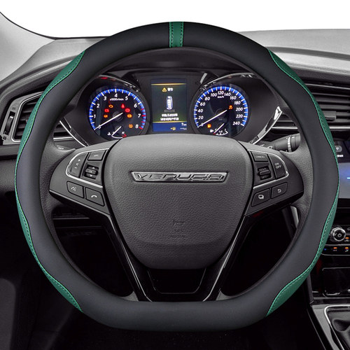 启辰t90 T70启辰星启辰T60 EV D60汽车方向盘套D型柔软皮吸汗把套 - 图3