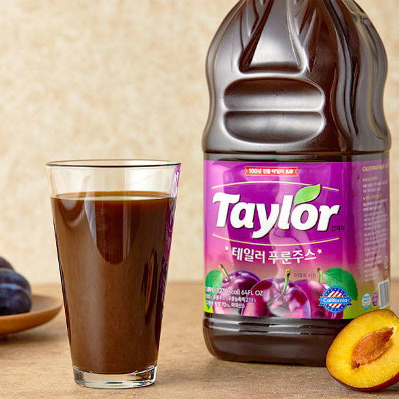 韩国直邮金希澈同款Taylor泰勒西梅汁1.89L大容量功能饮料