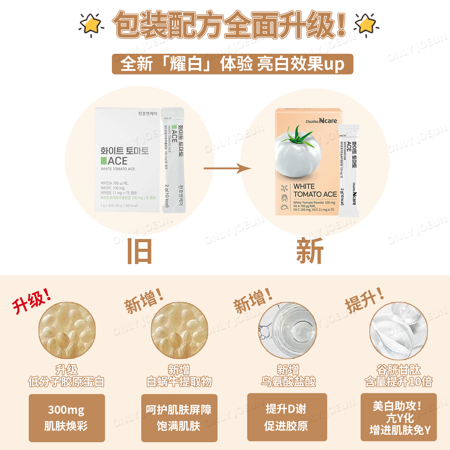 升级版▲韩国天好养生白番茄ace全身耀白维生素白番茄饮改善皮肤,淘宝优惠券,粉丝福利购,淘宝优惠卷