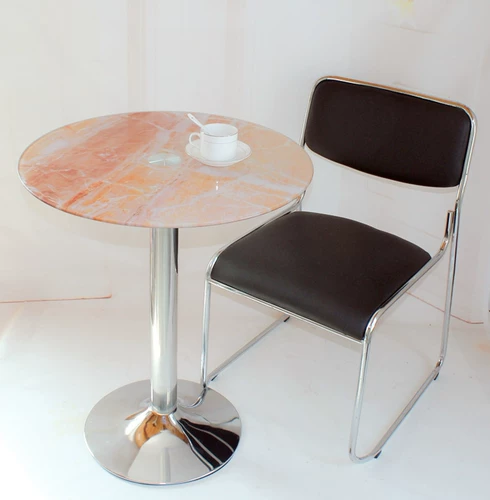 Гангсон круглый стол переговоры о столовых стеклянных столах выставка переговоров о столах мода, простая сторона круговых журнальных столиков несколько уголков