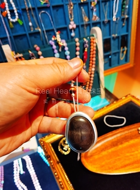 中古饰品经典山茶花项链女小众设计高级感手工精致独特气质